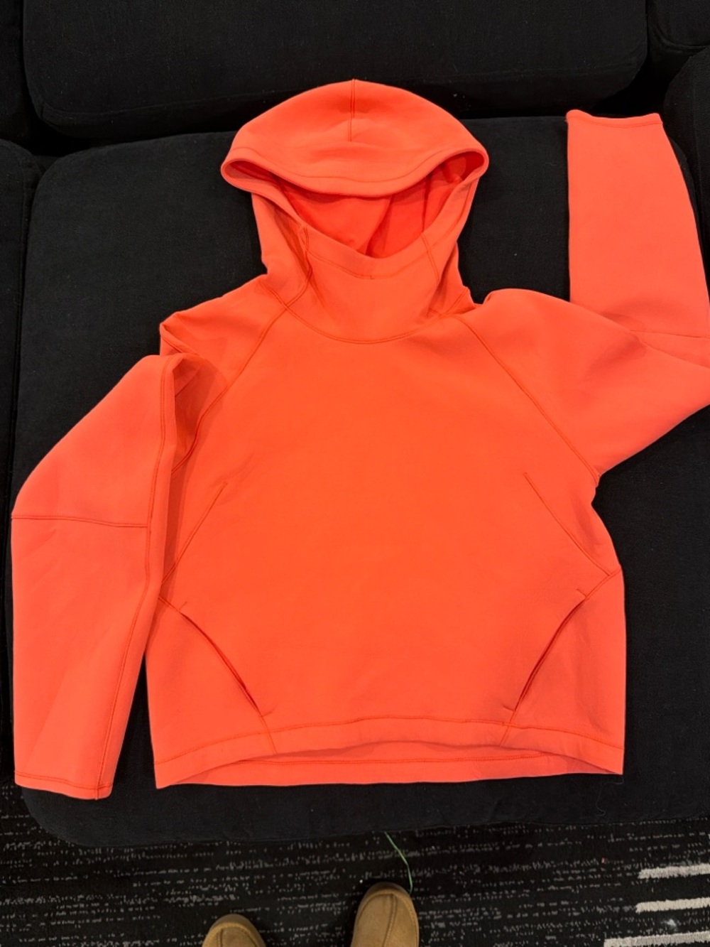 Lululemon AirWrap Modal Pullover Hoodie Raspberry Cream